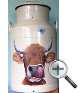 Yvette sur une boille