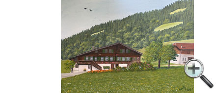 Un chalet bien fleuri!