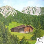 Peinture Chalet Ad. Anderegg à l'Étivaz