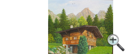 Peinture Chalet le Granit sur les Riaux