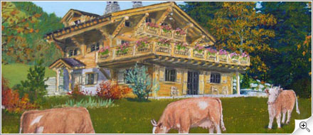 Peinture Chalet à Villars
