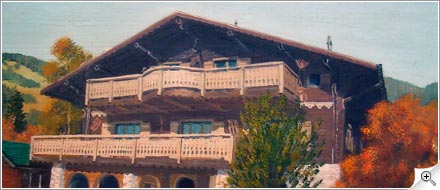 Chalet en automne