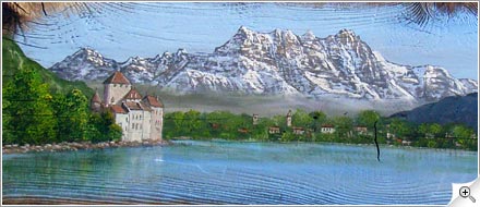 Chillon et les Dents du Midi