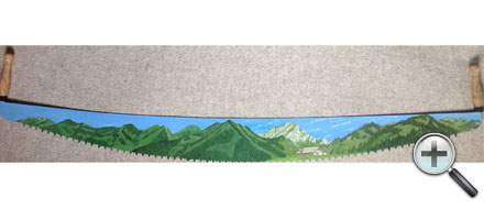 Chalet sur scie