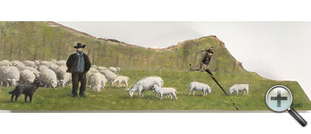 Berger et moutons
