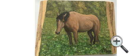 Cheval au pâturage