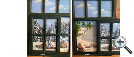 Ouvert ou fermé, le paysage change!