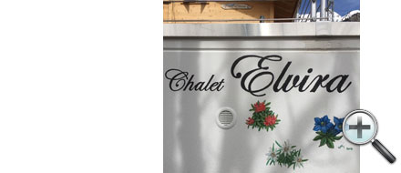 Fresque pour le chalet Elvira