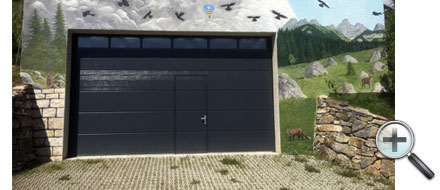 Une belle porte de garage