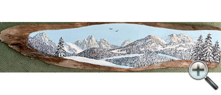Les montagnes du Pays-d'Enhaut en hiver