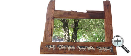 Miroir avec Poya