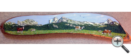 Vaches et montagnes