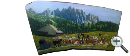 Arrivée au chalet