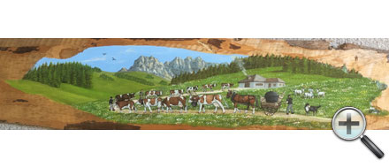 Poya personnalisée sur planche de bois