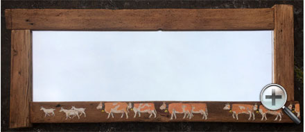 Poya sur miroir