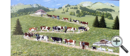 Poya avec paysage personnalisé