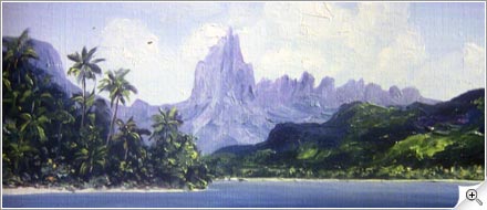 Peinture de Tahiti