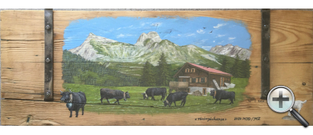 Vaches sur volet