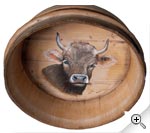 Vache dans un dietzet