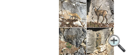 Nelangerthal, peintures sur rochers
