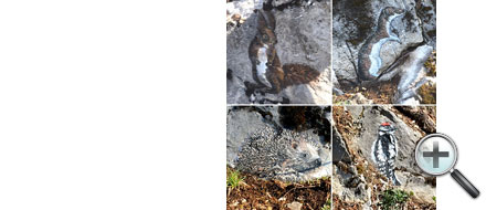 Nelangerthal, peintures sur rochers