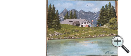 Terasse de montagne et Lac Lioson