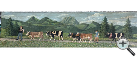 Poya sur bois à l'ancienne