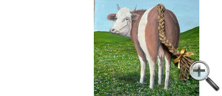 Denise - huile sur aggloméré