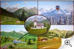 Château-d'Oex - les 4 saisons